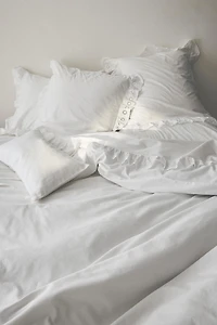 COTTON RUFFLE DUVET COVER