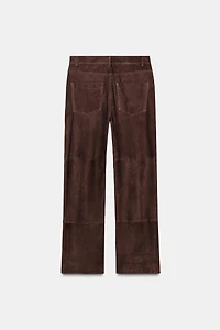 ZW COLLECTION LIMITED EDITION 100% SUEDE PANTS