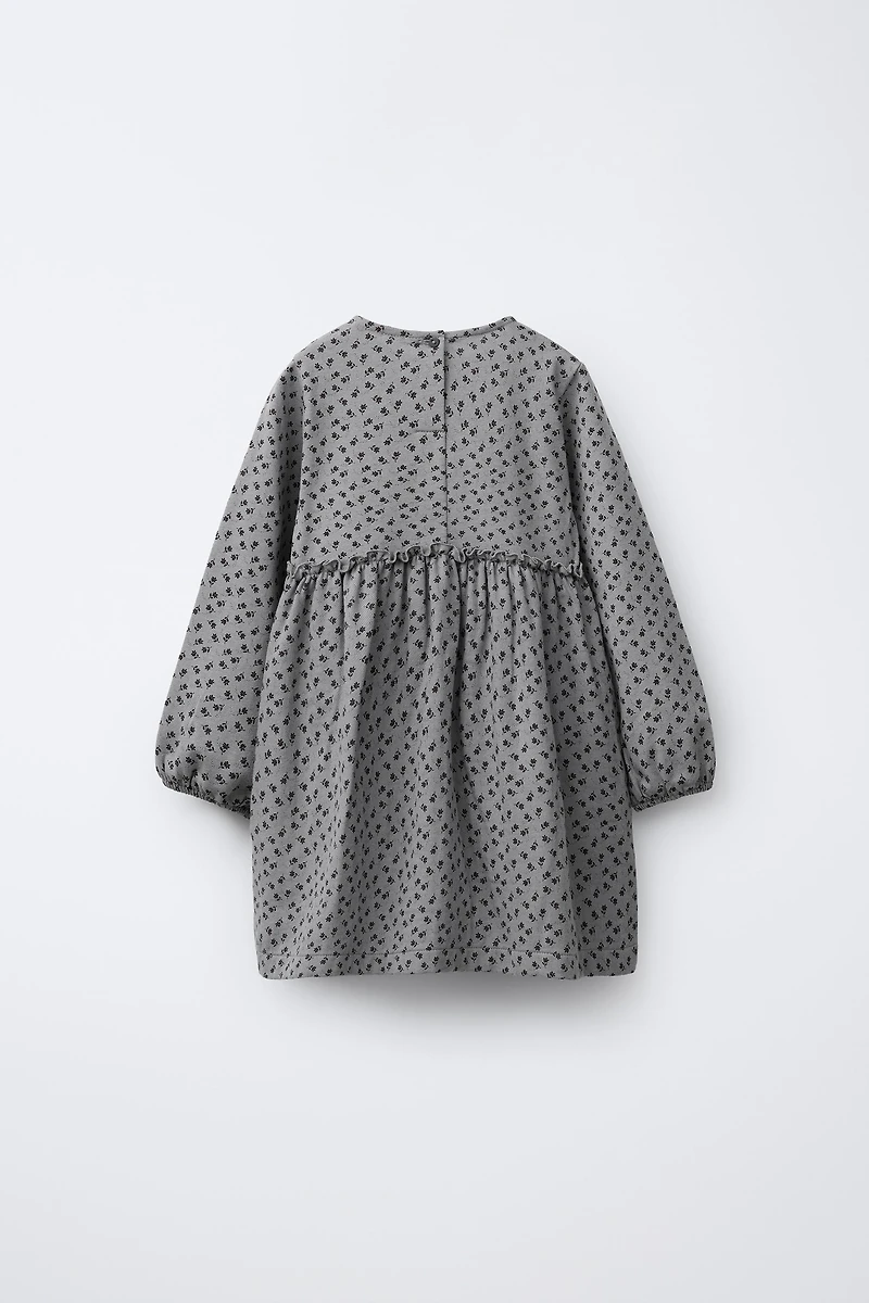 ROBE COMBINÉE À FLEURS