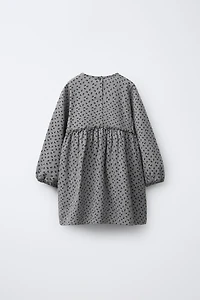 ROBE COMBINÉE À FLEURS