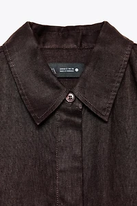 100% LINEN SHIRT ZW COLLECTION