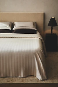 SATEEN STRIPED DUVET COVER (500 THREAD COUNT)