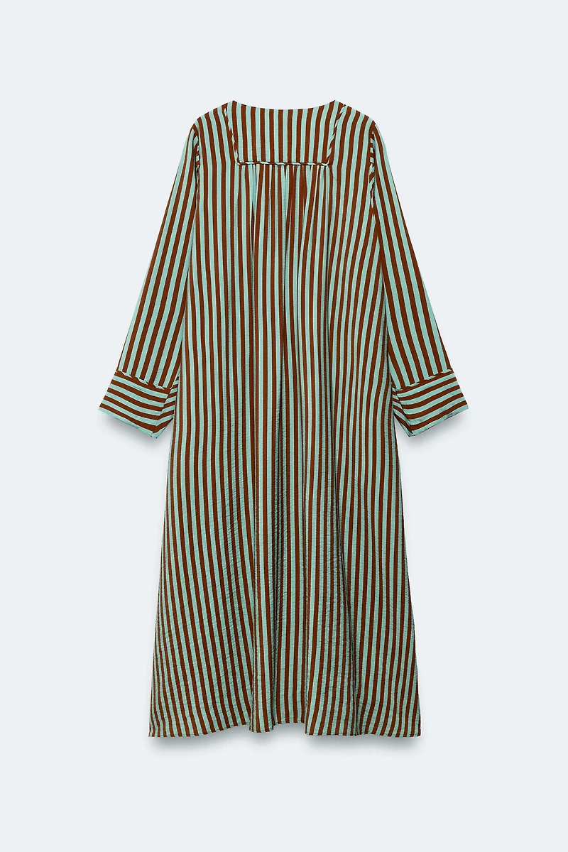 LIMITED EDITION STRIPED KAFTAN DRESS