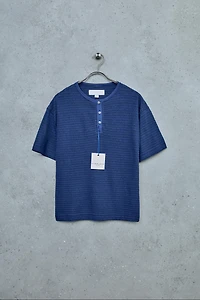 STORIESZ - T-SHIRT À RAYURES EN COTON ET LIN