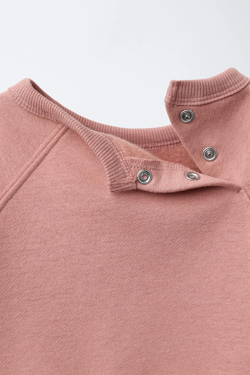 PLAIN SWEATSHIRT AND LEGGING SET