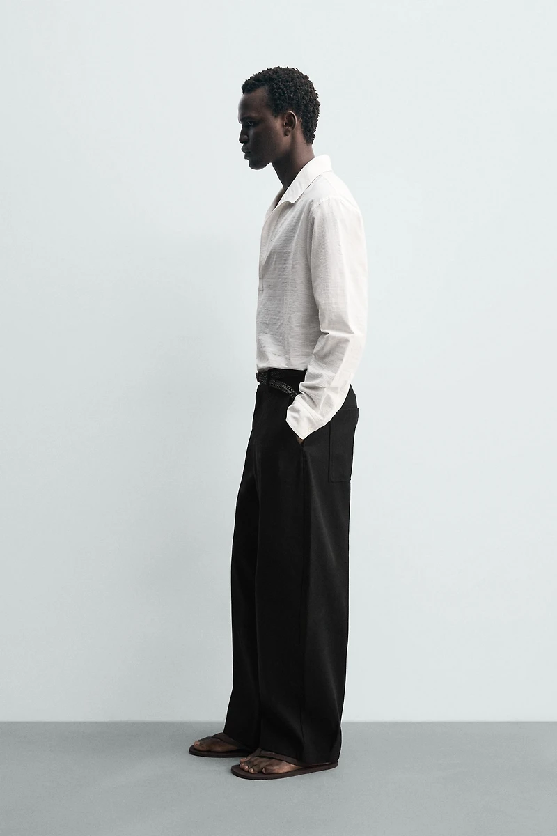TEXTURED POLO SHIRT