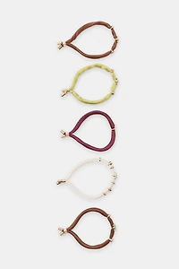 FOUR-PACK OF WOVEN JEWELRY BRACELETS