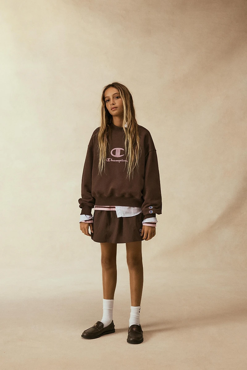 CHAMPION ® X ZARA FLOCKED TEXT SWEATSHIRT