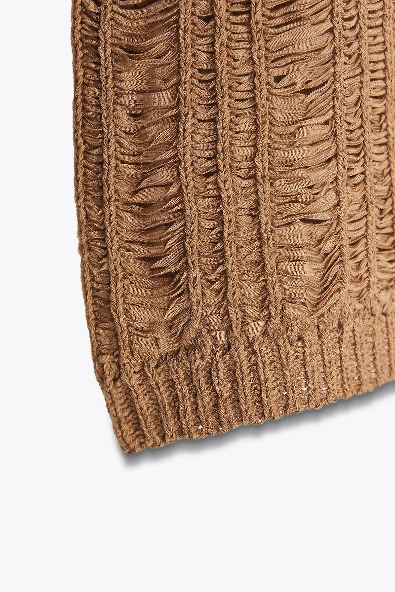 RIBBON KNIT TOP