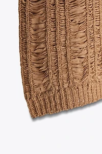 RIBBON KNIT TOP