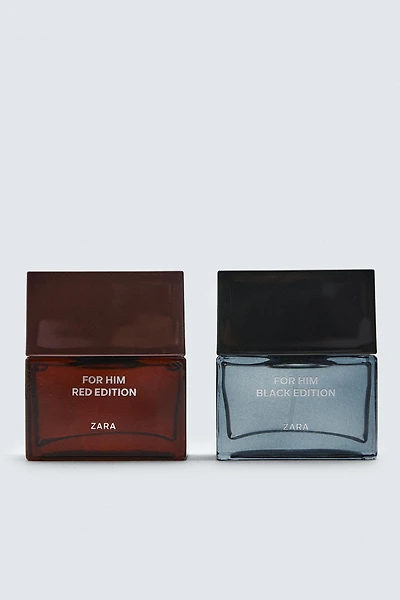 FOR HIM + FOR HIM RED EDITION EDP 2X 50 ML (1.69 FL. OZ).