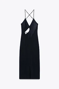 CUT OUT KNIT DRESS