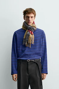 STRIPED JACQUARD T-SHIRT AARON LEVINE X ZARA