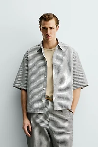 RELAXED FIT STRIPED SHIRT