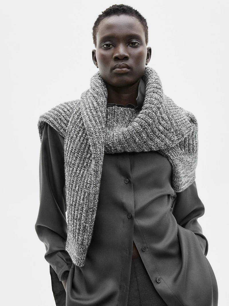 100% silk fitted flowing shirt - LIMITED