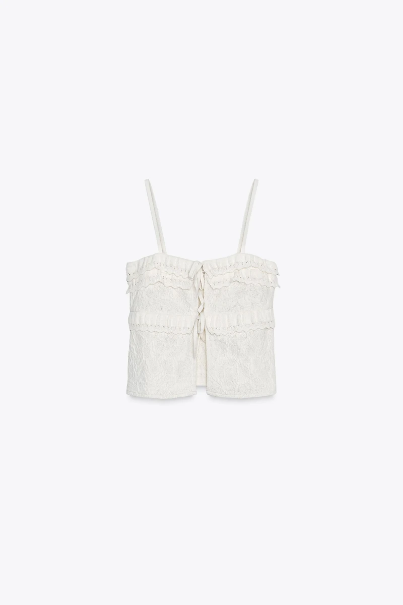 TOP JACQUARD TRICOT