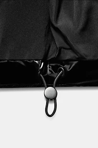 SHINY EFFECT WATER RESISTANT WINDPROOF ANORAK