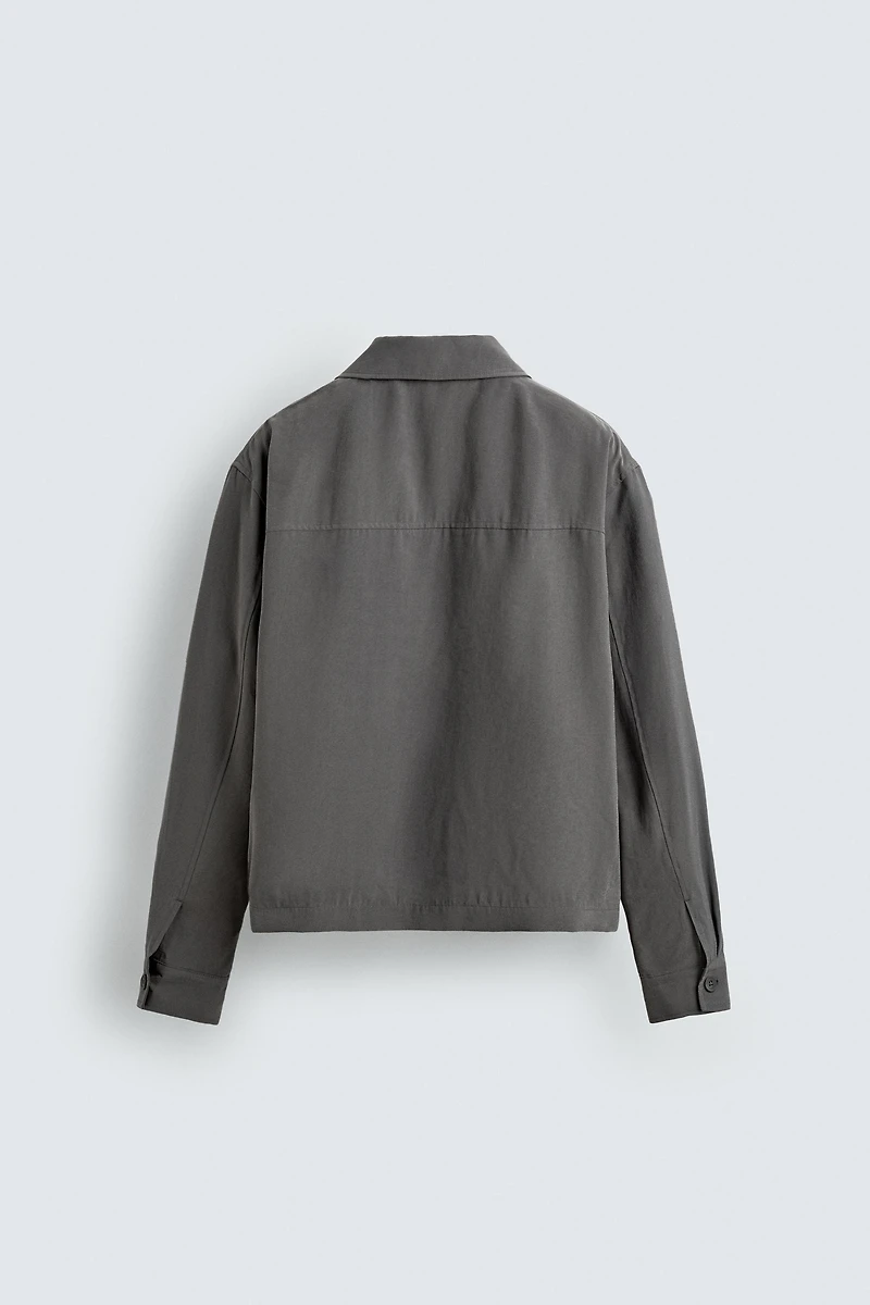 FLUID BOXY FIT OVERSHIRT