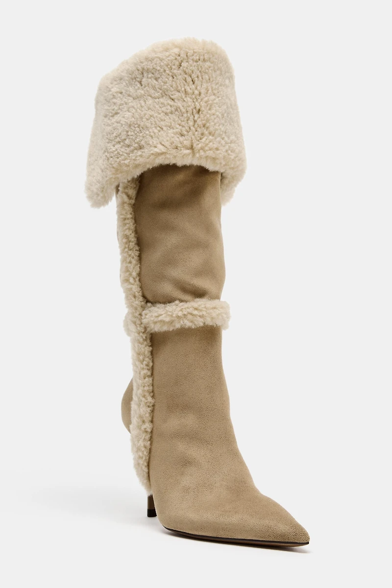 COMBINATION HEEL BOOTS