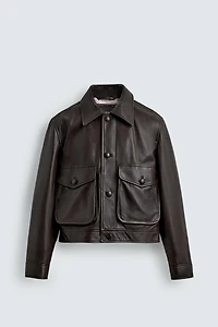 LEATHER JACKET HARRY LAMBERT FOR ZARA X DISNEY