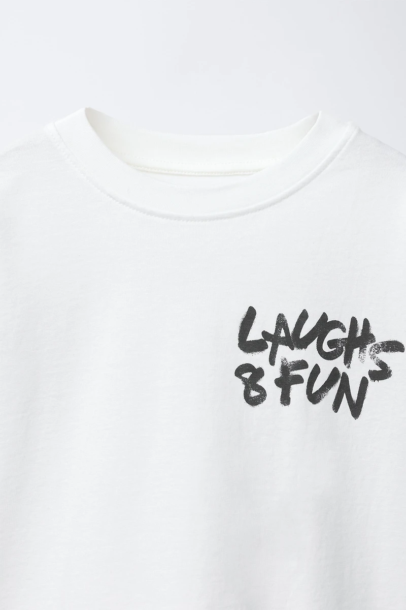 TEXT PRINT T-SHIRT