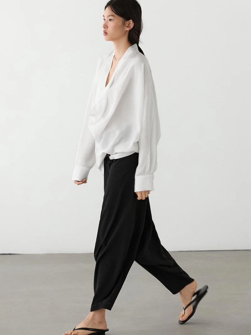 Pantalon baggy fluide