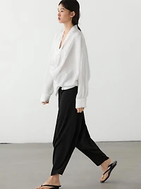 Pantalon baggy fluide
