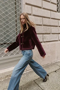 VESTE DOUBLE FACE À BRANDEBOURGS