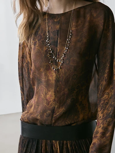 Collier antique à brillants