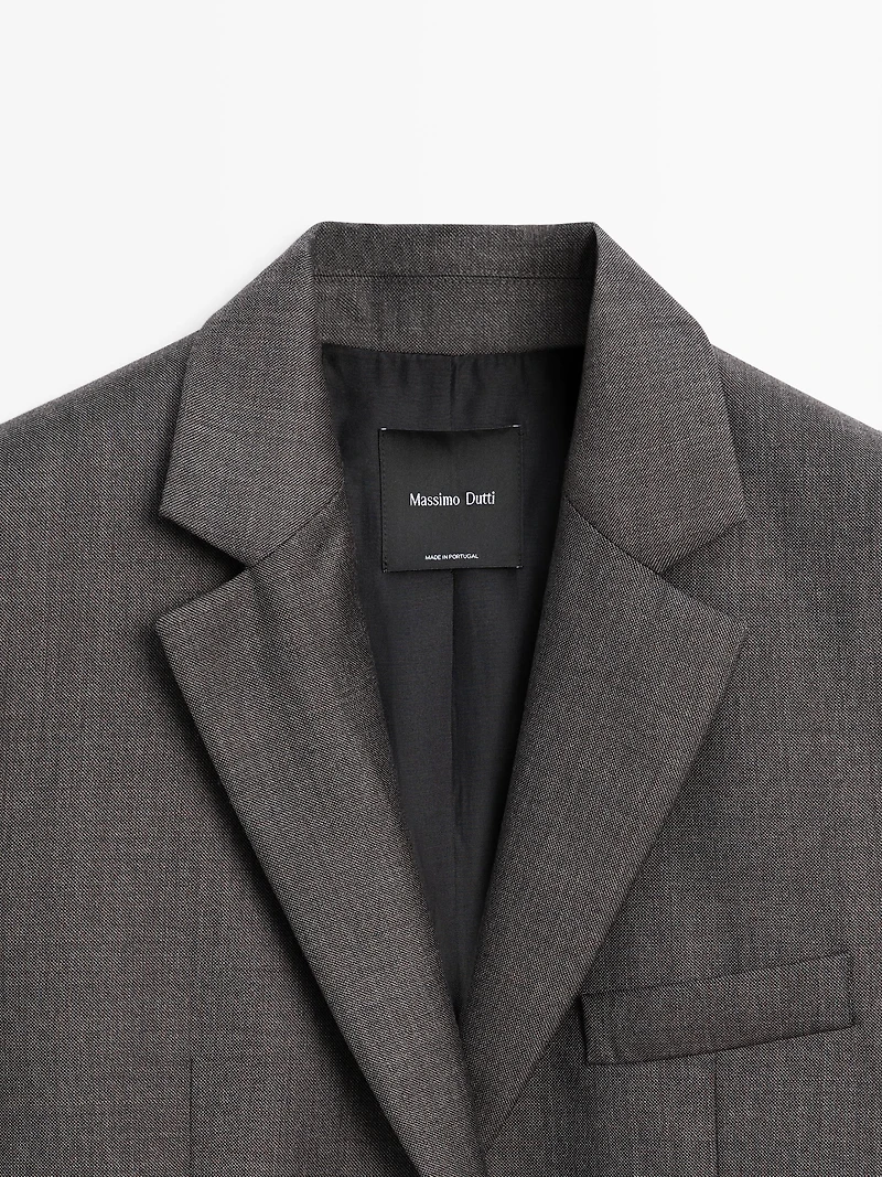 Veste de tailleur en laine