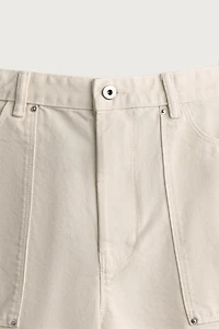 STRAIGHT FIT POCKET SHORTS