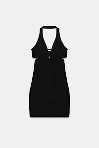 STRETCH KNIT CUT OUT DRESS