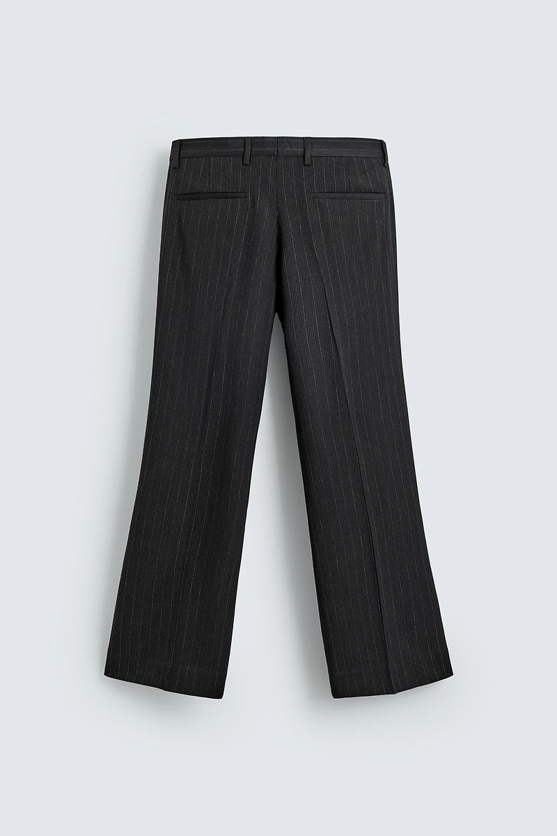 STRIPED SUIT PANTS