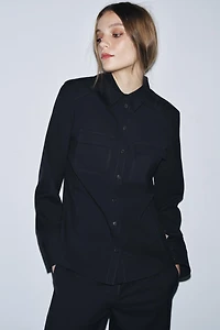 100% WOOL SHIRT ZW COLLECTION