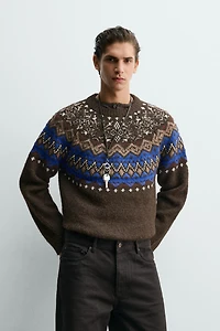 GEOMETRIC JACQUARD JUMPER