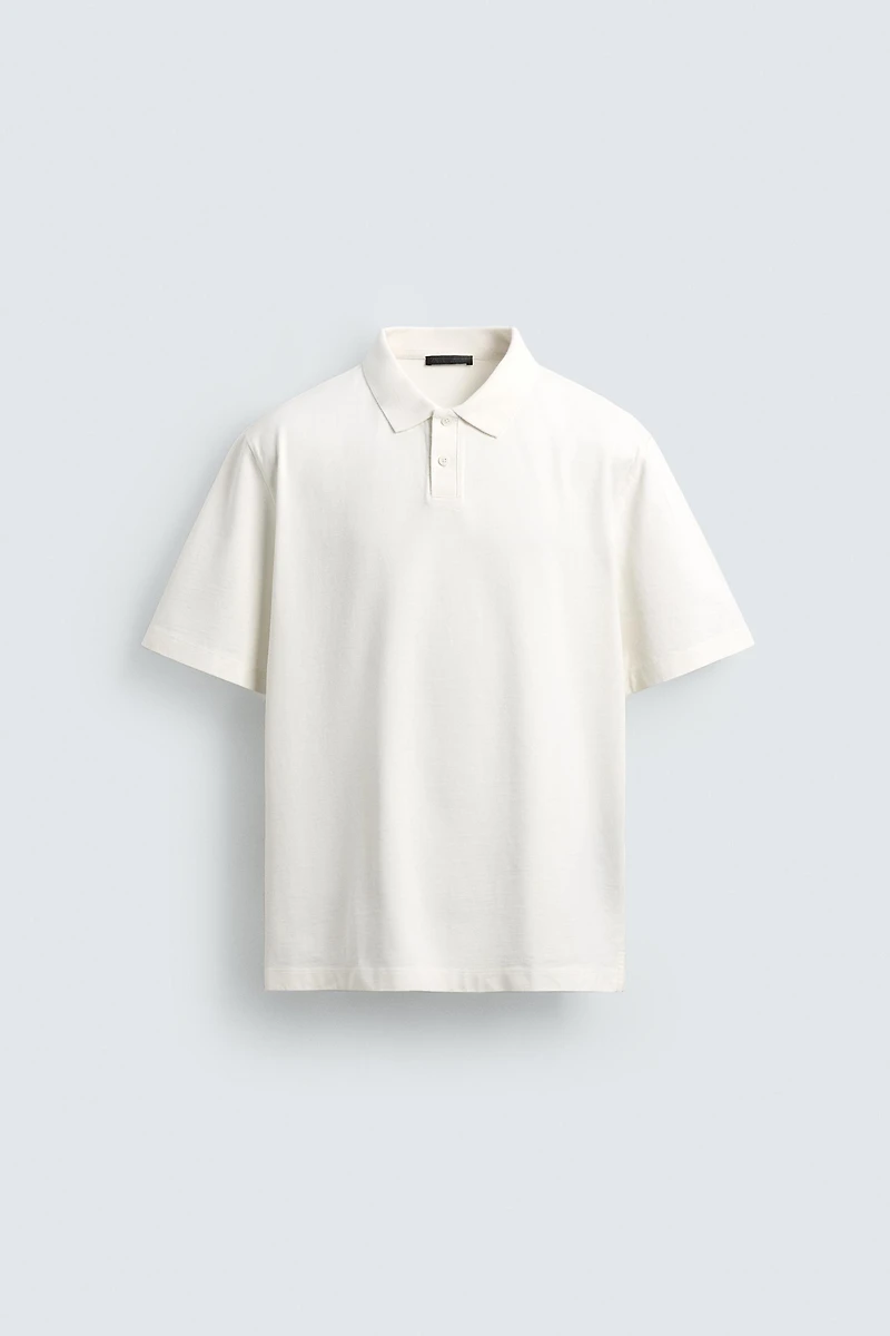 POLO REGULAR FIT DÉLAVÉ