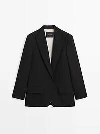 Veste de tailleur en crêpe