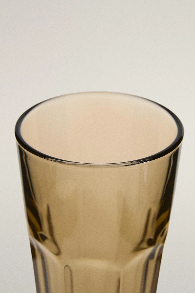 VERRE À SODA EN VERRE EN RELIEF