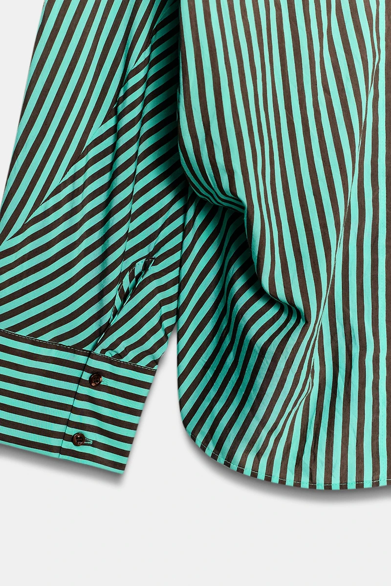 CHEMISE OVERSIZE À RAYURES