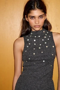 ROBE COURTE SOFT À BOUTONS