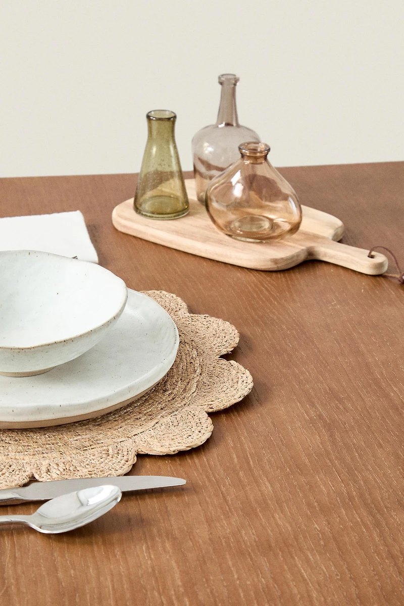 SET DE TABLE ROTIN FLEUR