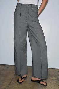 ZW COLLECTION WIDE LEG HIGH-RISE JEANS