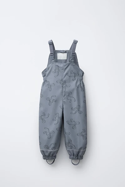 SALOPETTE GOMMÉE IMPRIMÉE WATER RESISTANT
