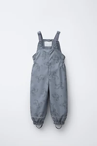 SALOPETTE GOMMÉE IMPRIMÉE WATER RESISTANT