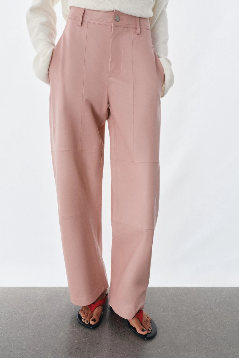 PANTALON EN CUIR 100% ZW COLLECTION ÉDITION LIMITÉE