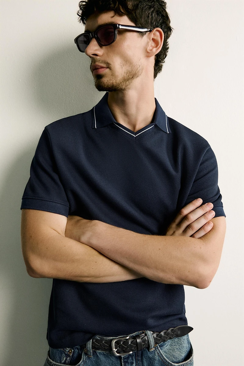 CONTRAST REGULAR FIT POLO SHIRT