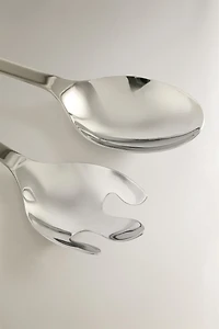 CERAMIC HANDLE SALAD CUTLERY SET (SET OF 2)