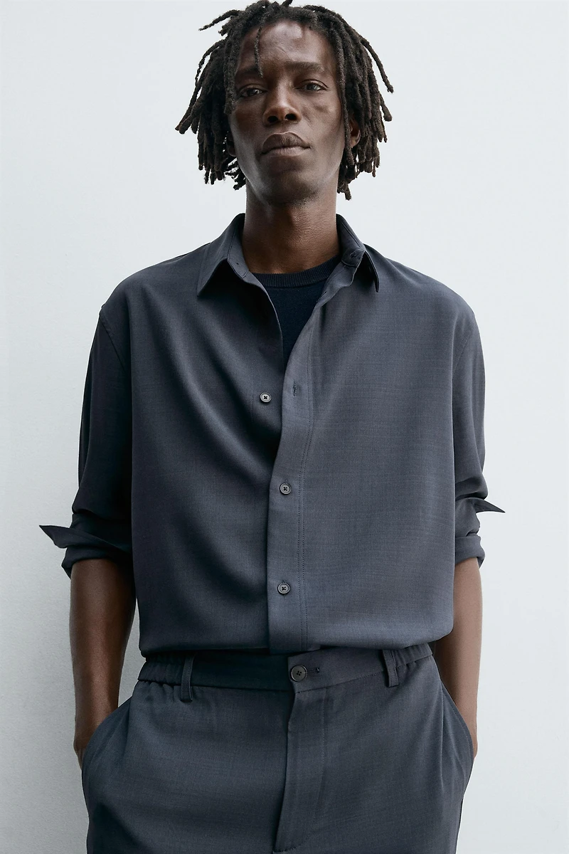 CHEMISE FLUIDE COUPE DÉCONTRACTÉE