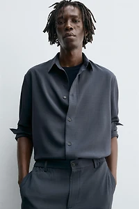 CHEMISE FLUIDE COUPE DÉCONTRACTÉE