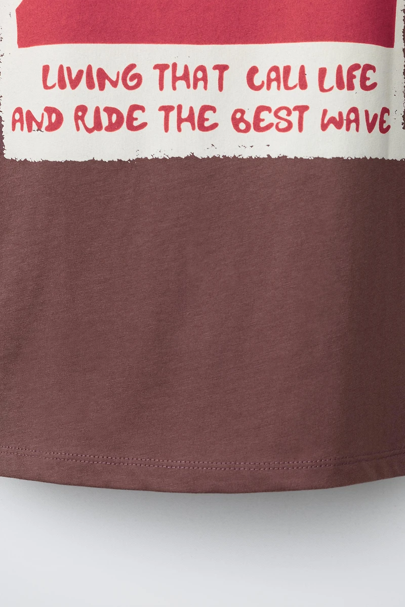 WAVE PRINT T-SHIRT